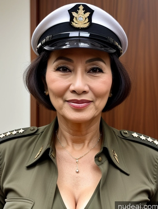 related ai porn images free for Milf Beautiful Bobcut 60s Asian Military Cleavage