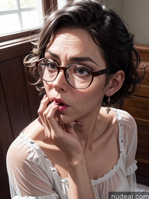 related ai porn images free for Messy Blouse Nightgown Transparent Simple Blowjob Casual Glasses Thick Professor 80s Serious