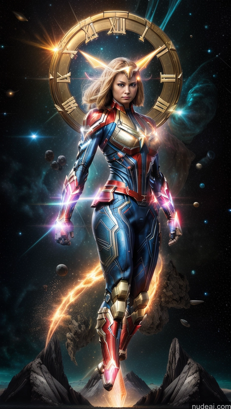 ai nude image of captain marvel is coming out of the galaxy pics of Bodybuilder Several Busty Muscular Abs Surrealist Space Dynamic View SSS: A-Mecha Musume A素体机娘 Heat Vision Has Wings Captain Marvel Powering Up