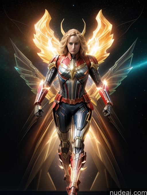 related ai porn images free for Bodybuilder Busty Muscular Abs SSS: A-Mecha Musume A素体机娘 Has Wings Captain Marvel Powering Up Dynamic View Space Surrealist