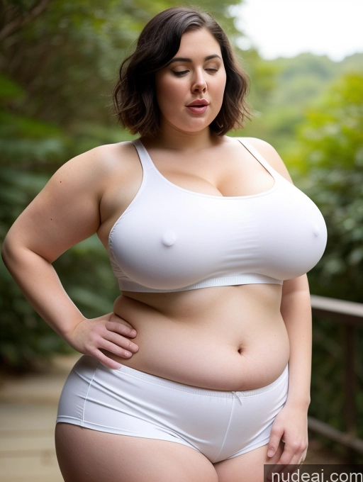 related ai porn images free for Woman One Fairer Skin 20s White Black Hair Pixie Orgasm Huge Boobs Fat Thick Big Ass Big Hips Chubby Crop Top Short Shorts