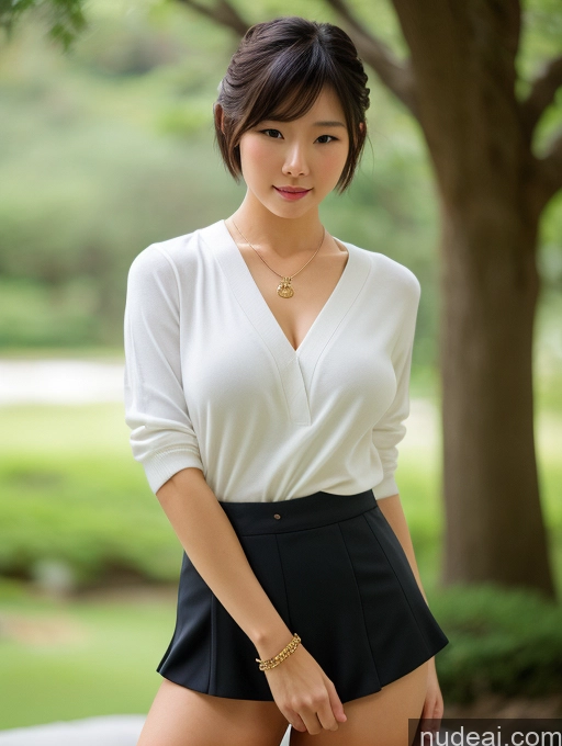 ai nude image of arafed asian woman in a white shirt and black shorts pics of Woman Perfect Boobs Beautiful Small Ass Perfect Body Pixie Japanese Korean Skin Detail (beta) Jewelry Detailed Skirt Tug Dress Tug Clothes Tug