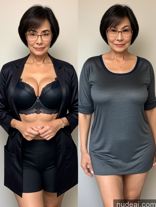 related ai porn images free for Milf Two Perfect Boobs Beautiful Glasses Perfect Body Short Hair 70s Chinese Bra Casual Doctor Lab Coat Cleavage Dark Lighting Detailed Sexy Face