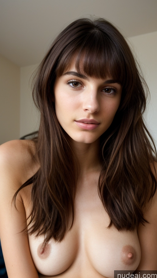 related ai porn images free for Model Small Tits Beautiful Skinny 18 Serious Brunette Bangs Jewish Bedroom Close-up View Nude Bright Lighting