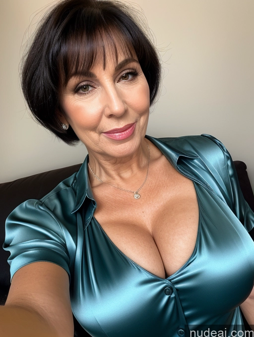 related ai porn images free for 70s Czech Milf Busty Big Ass Blouse Shirt Satin Transparent Simple Pixie Black Hair Chubby Blowjob Close-up View