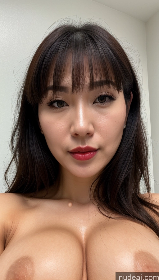 related ai porn images free for Woman One Huge Boobs Beautiful Lipstick Fairer Skin 30s Black Hair Bangs Korean Close-up View Cumshot