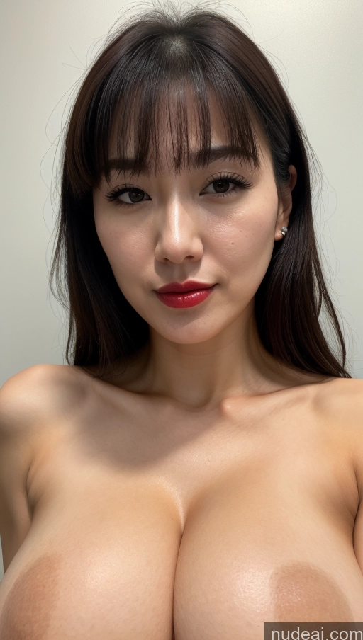 related ai porn images free for Woman One Huge Boobs Beautiful Lipstick Fairer Skin 30s Black Hair Bangs Korean Close-up View Cumshot