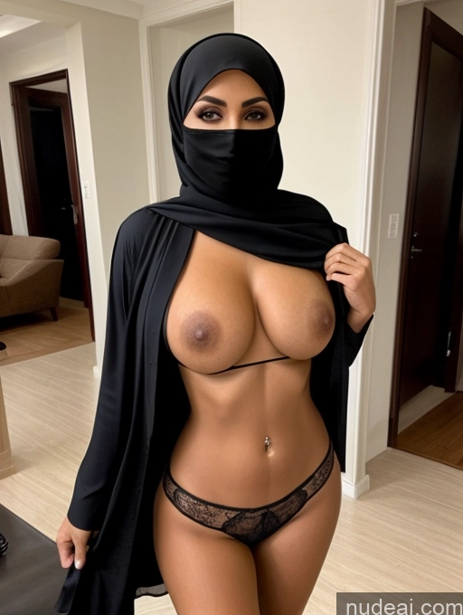 related ai porn images free for Milf Two Perfect Boobs Beautiful Perfect Body Short Hair Dark Skin 60s Arabic Party Blouse High Heels Niqab Suit Cleavage Partially Nude Detailed Sexy Face