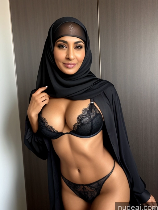 related ai porn images free for Milf Two Perfect Boobs Beautiful Perfect Body Short Hair Dark Skin 60s Arabic Blouse High Heels Niqab Suit Cleavage Detailed Sexy Face Bra