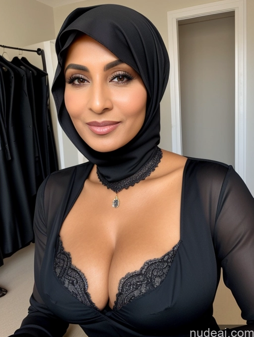 related ai porn images free for Milf Two Perfect Boobs Beautiful Perfect Body Short Hair Dark Skin 60s Arabic Blouse High Heels Niqab Suit Cleavage Detailed Sexy Face Bra