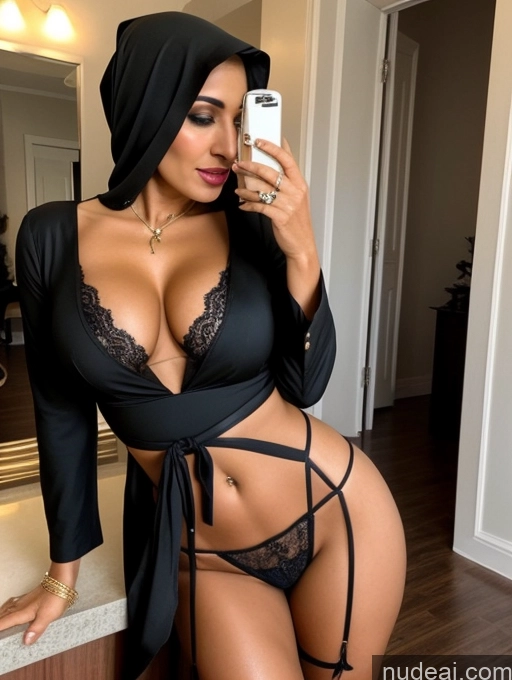 related ai porn images free for Milf Two Perfect Boobs Beautiful Perfect Body Short Hair Dark Skin 60s Arabic Party Blouse High Heels Niqab Suit Cleavage Partially Nude Detailed Sexy Face