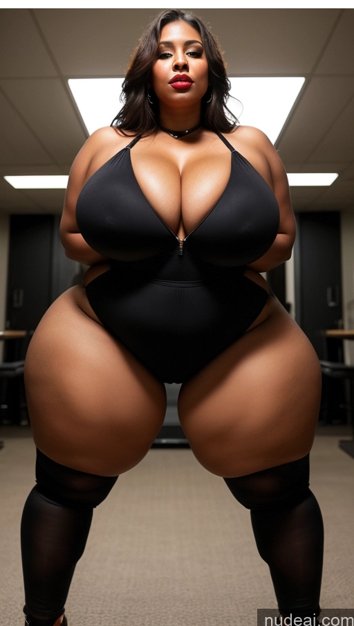 related ai porn images free for Huge Boobs Perfect Boobs Big Ass Thick Big Hips Perfect Body Lipstick Dark Lighting Woman Detailed Jumpsuit