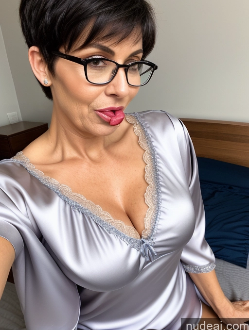 related ai porn images free for Czech Glasses Bedroom Blouse Nightgown Satin Simple Black Hair Pixie Sexy Face Close-up View Blowjob Busty 50s Milf