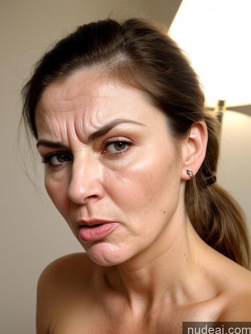 ai nude image of there is a woman with a very large breast holding a remote pics of Milf Beautiful Fairer Skin Bedroom Nude Face Mask Sad Shocked Sexy Face Big Hips Angry Eating Ponytail