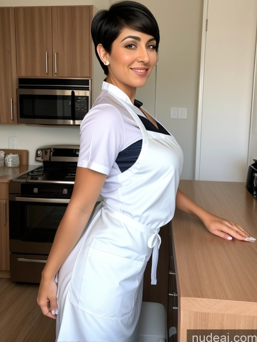 ai nude image of woman in white apron standing in kitchen with wooden counter top pics of Beautiful Big Ass 30s Orgasm White Hair Arabic Short Hair Bending Over Skinny Side View Bedroom Apron Soccer