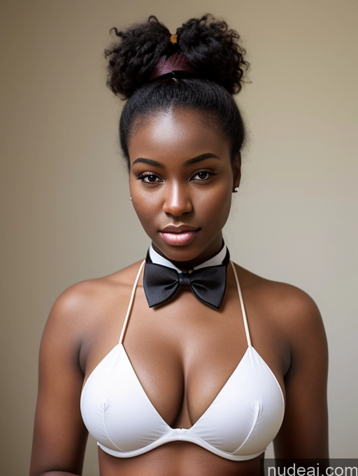 ai nude image of there is a woman in a white bikini and a black bow tie pics of Woman One Perfect Boobs 18 Big Hips African Bow Tie