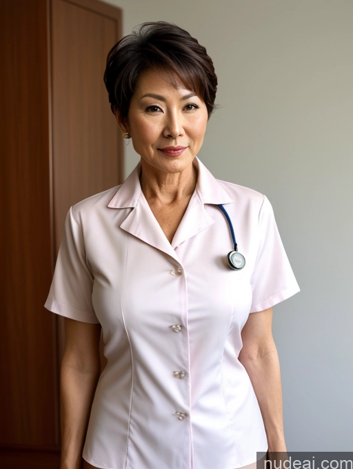 ai nude image of arafed woman in a pink shirt and a stethoscope pics of Milf Perfect Boobs Perfect Body Pubic Hair 60s Pixie Chinese Spreading Legs Nude Blouse Casual Shirt Stylish Suit Detailed Nurse