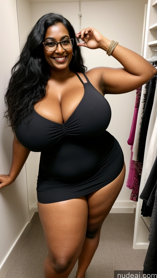 related ai porn images free for Milf Busty Huge Boobs Big Ass Thick Big Hips Tall Dark Skin 50s Indian Front View T-pose Detailed Sexy Face Glasses Happy Beautiful Black Hair Long Hair Chubby Bikini Goth Changing Room