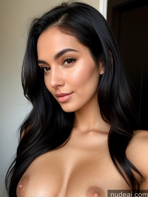 related ai porn images free for Beautiful 20s Black Hair Long Hair Detailed Sexy Face Model Close-up View