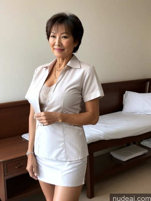 ai nude image of arafed asian woman in a white dress posing for a picture pics of Milf Perfect Boobs Perfect Body Pubic Hair 60s Pixie Chinese Spreading Legs Nude Blouse Casual Nurse Shirt Stylish Suit Detailed