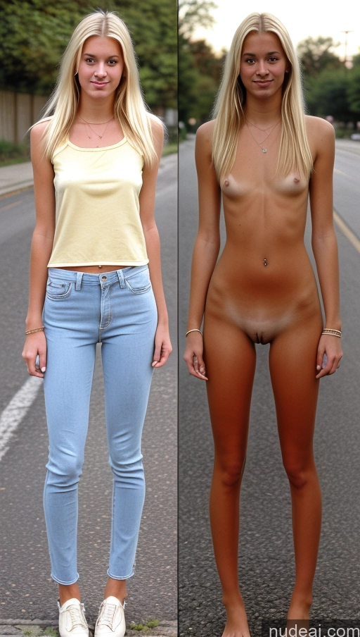 related ai porn images free for Skinny 18 70s Onoff Detailed Casual Blonde VS-Tanliner