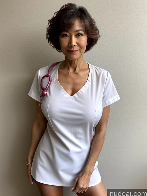 ai nude image of arafed woman in white shirt and pink stethoscope posing for a picture pics of Milf Perfect Boobs Perfect Body Pubic Hair 60s Pixie Chinese Spreading Legs Nude Blouse Casual Nurse Shirt Stylish Suit Detailed