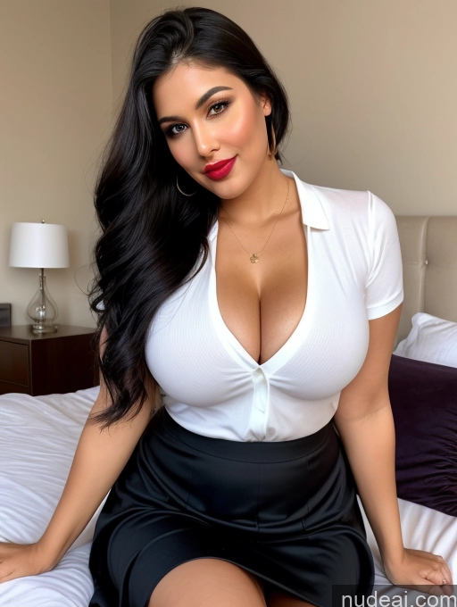 related ai porn images free for Woman One Perfect Boobs Beautiful Lipstick Big Ass Chubby Long Legs Perfect Body 30s Seductive Happy Pouting Lips Black Hair Ponytail Indian Bedroom Spreading Legs Front View Long Skirt Polo Shirt Dress Cleavage