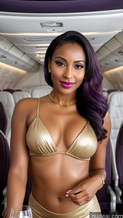 related ai porn images free for Tanned Skin Dark Skin Two Happy Seductive Shocked Pouting Lips Sexy Face Purple Hair Ethiopian Flight Attendant Gold Jewelry Wine Lipstick Oiled Body