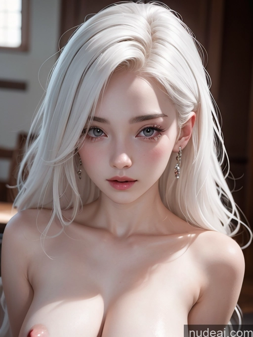 Long Hair Fairer Skin 18 White Hair Small Tits Korean Sexyselfie