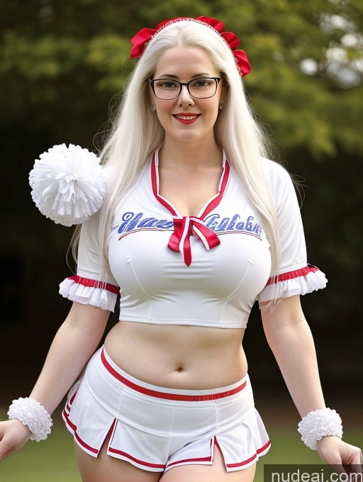 related ai porn images free for Glasses Chubby Fairer Skin Long Hair Seductive 80s White Hair Blouse Cheerleader