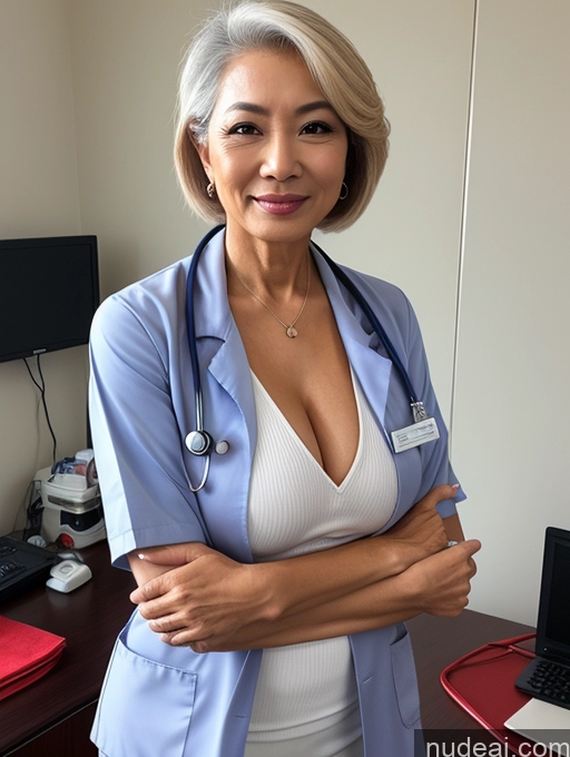 related ai porn images free for Woman 60s Asian Doctor Cleavage Detailed Sexy Face