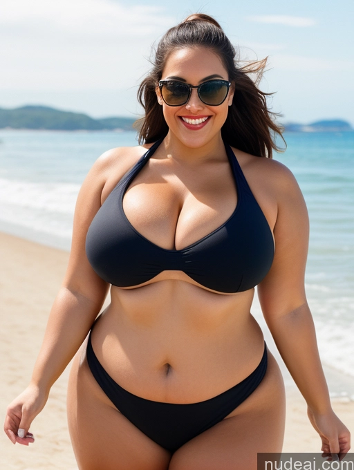 related ai porn images free for Woman One Busty Huge Boobs Sunglasses Lipstick Big Ass Thick Chubby Fat Big Hips 20s Happy Brunette Ponytail White Front View T-pose Beach Sports Sports Bra Bikini Microkini Thong