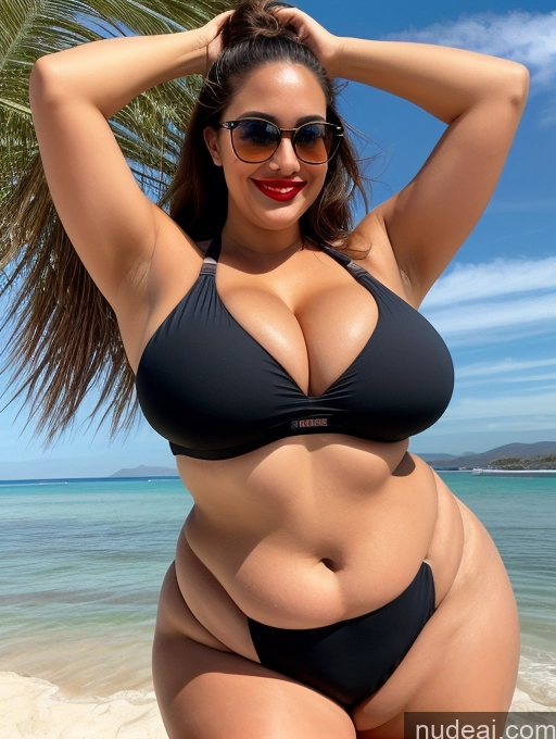 related ai porn images free for Woman One Busty Huge Boobs Sunglasses Lipstick Big Ass Thick Chubby Fat Big Hips 20s Happy Brunette Ponytail White Front View T-pose Beach Sports Sports Bra Bikini Microkini Thong