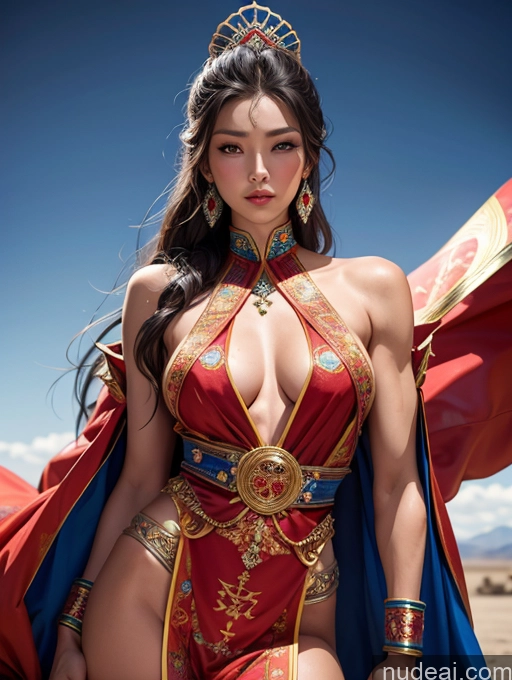 related ai porn images free for Miss Universe Model Mongolian Traditional Muscular Superhero