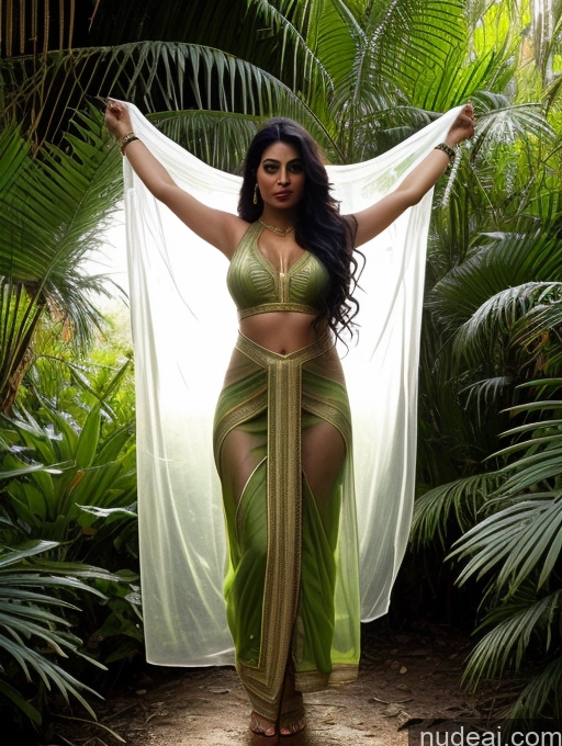 related ai porn images free for 30s Indian Front View Black Hair Perfect Boobs Long Hair Jewelry Jungle T-pose Transparent Woman Bright Lighting Salwar