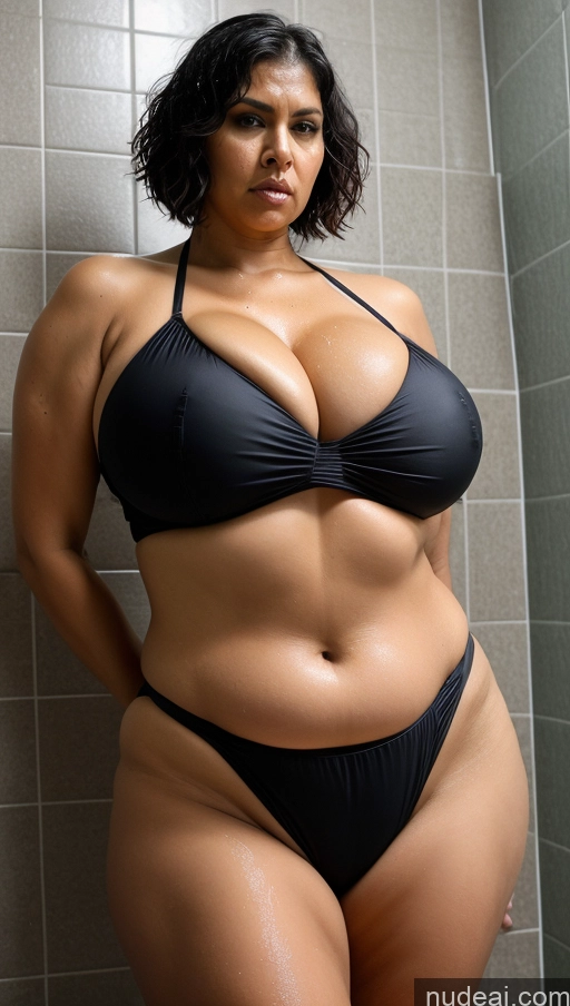 related ai porn images free for Milf Busty Huge Boobs Tattoos Big Ass Thick Big Hips Tall Dark Skin Beautiful 50s Black Hair Pixie Indian Shower Front View T-pose Microkini Detailed Angry Sexy Face Perfect Body