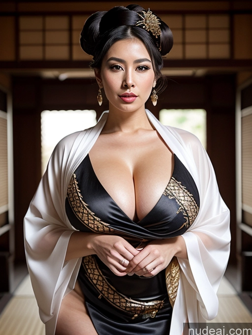 ai nude image of there is a woman in a black and white dress posing for a picture pics of Perfect Boobs Perfect Body Big Hips Cleavage Jewelry China Dress Of Kisaki (Blue Archive) Pearl Jewelry Black Hair Kimono Fairer Skin 40s Transparent Geisha Onsen Hair Tied Up Serious Huge Boobs Indonesian Gold Jewelry Diamond Jewelry Fantasy Armor Fur