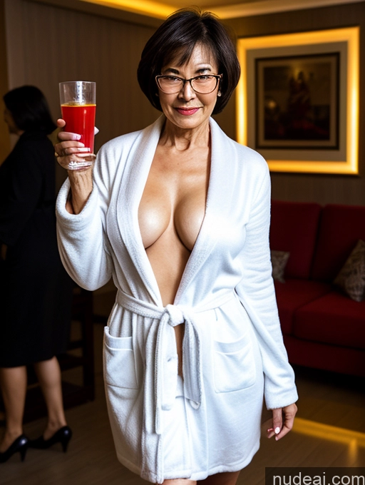 related ai porn images free for Milf Perfect Boobs Perfect Body Glasses Short Hair Chinese Bra Professor Secretary Stylish Detailed Cleavage 70s Dark Lighting Sexy Face Party Bathrobe