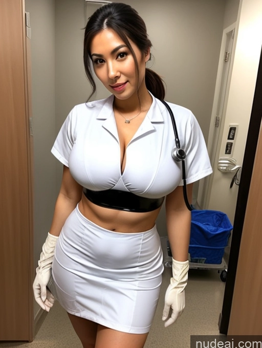 related ai porn images free for 30s Perfect Boobs Big Ass Beautiful Detailed Front View Asian Cleavage Gloves Latex Hospital Nurse Tall