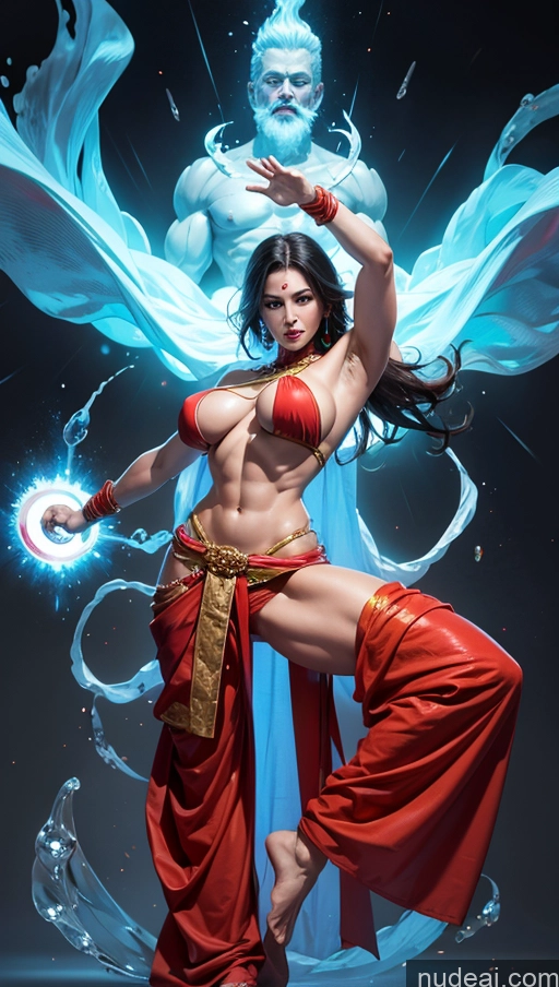 related ai porn images free for Sari Several Powering Up Surrealist Dynamic View Bodybuilder Busty Muscular Abs Santa