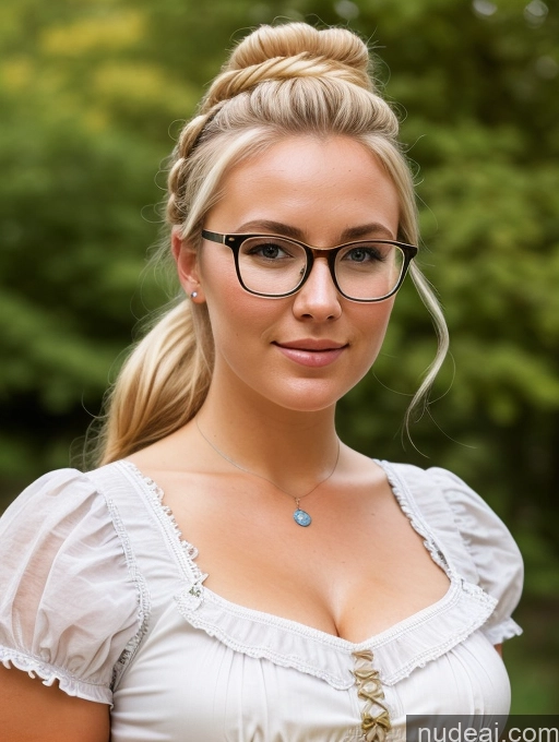 related ai porn images free for Glasses Chubby Blonde Hair Bun Skin Detail (beta) Dirndl