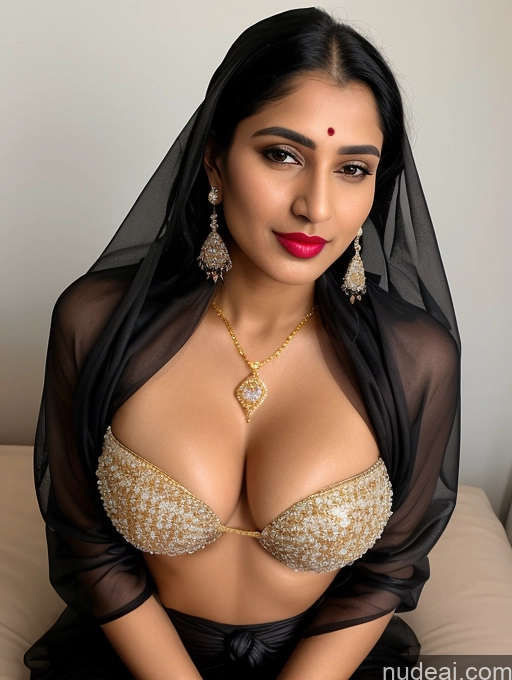 ai nude image of araffe woman in a black dress and gold jewelry sitting on a couch pics of Gloves Cleavage Partially Nude Milf Lipstick 18 Black Hair Slicked Bdsm Pearl Jewelry Gold Jewelry Diamond Jewelry Jewelry Wedding Sari Transparent Indian Cumshot