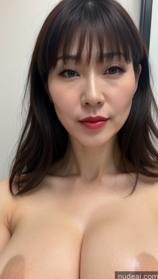 related ai porn images free for Woman One Beautiful Lipstick Fairer Skin Black Hair Simple Detailed Huge Boobs Bangs Close-up View Chinese 40s