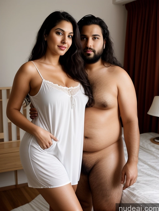 related ai porn images free for Woman + Man Perfect Boobs Beautiful Big Ass Chubby Long Legs Perfect Body 30s Sexy Face Seductive Black Hair Long Hair Indian Bedroom Front View Shirt Nightgown Close Up Vaginal + Creampie One