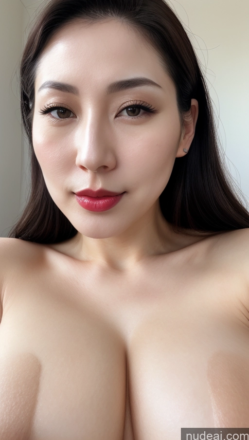 related ai porn images free for Woman One Beautiful Lipstick Fairer Skin Black Hair Simple Detailed Huge Boobs 30s Korean Slicked Close-up View