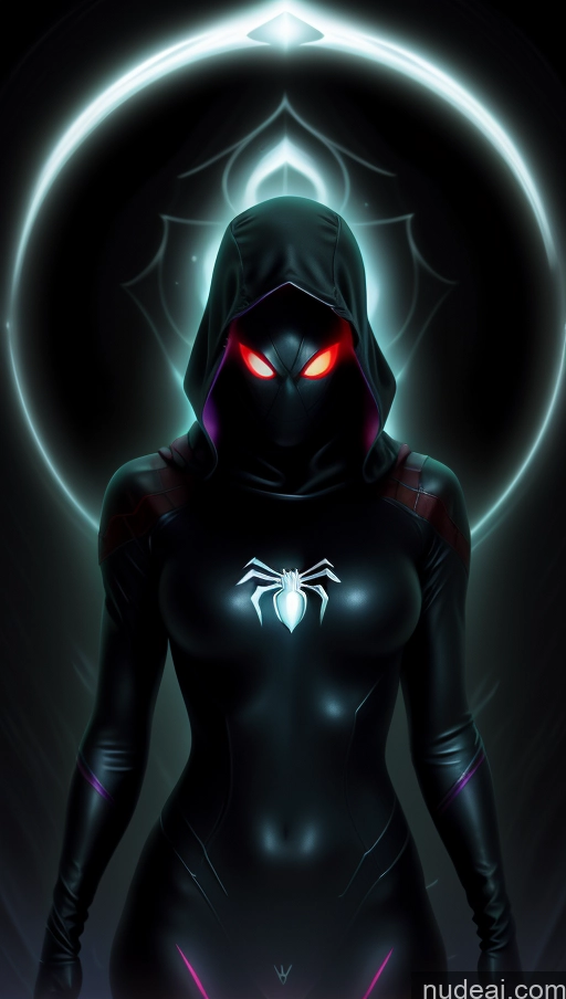 related ai porn images free for Several Perfect Boobs Muscular Abs Spider-Gwen Cultist Hood Powering Up Surrealist