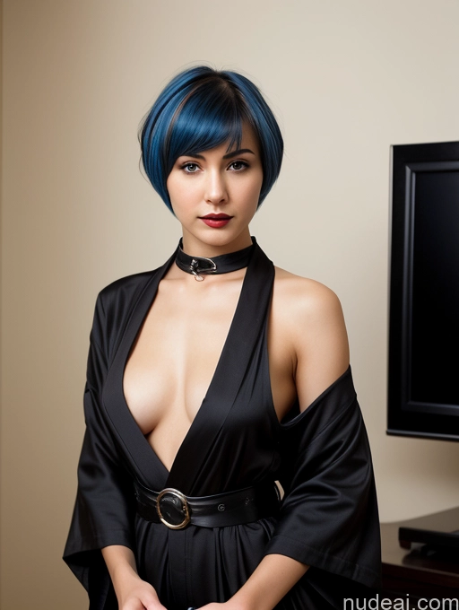 related ai porn images free for One Small Tits Pubic Hair Short Hair 18 Seductive Blue Hair Close-up View Gaming Goth Kimono