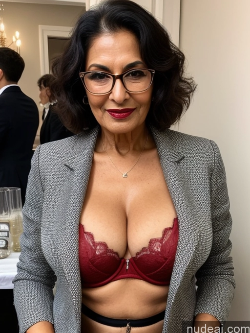 related ai porn images free for Milf Perfect Boobs Beautiful Lipstick Perfect Body Bra Jacket Professor Secretary Stylish Suit Detailed Sexy Face Party 70s Dark Skin Cleavage Persian