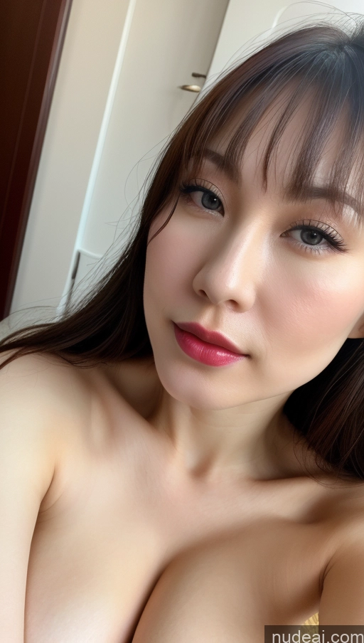 related ai porn images free for Woman Beautiful Lipstick Fairer Skin One Brunette Simple Detailed Close-up View Huge Boobs 30s Chinese Bangs