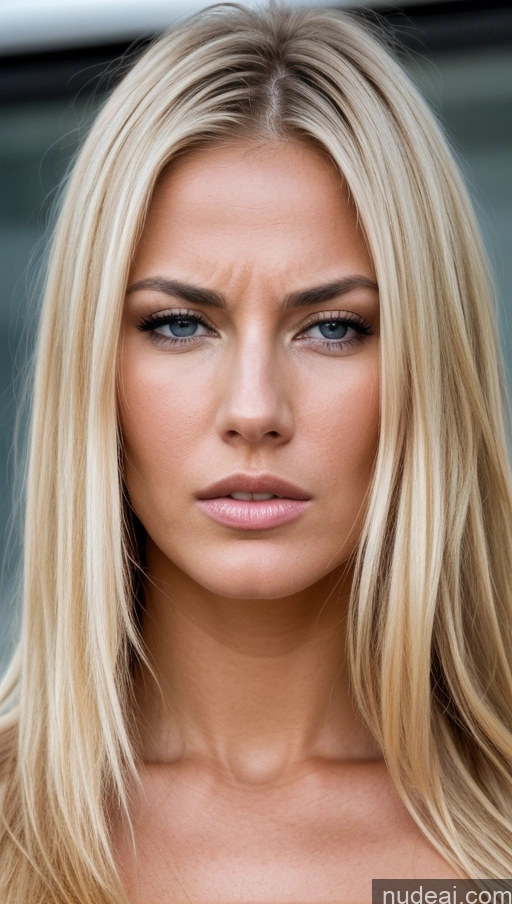 ai nude image of blond woman with blue eyes and long blond hair posing for a picture pics of Huge Boobs Muscular Abs Tall Tanned Skin 20s Seductive Blonde Scandinavian Skin Detail (beta) Miss Universe Model Sexy Face Orgasm Shocked Serious Close-up View Angry Bangs